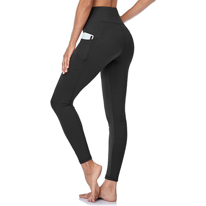 🌸Högmidjade, höftlyftande och magformande fitnesstights med sidofickor (begränsad upplaga)💥