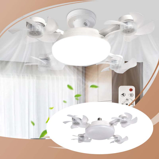 🔥 50 % rabatt! Takfläkt med infällbara blad – utrustad med belysning och fjärrkontroll, som kombinerar belysnings- och ventilationsfunktioner💡🌀