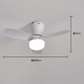 🔥 50 % rabatt! Takfläkt med infällbara blad – utrustad med belysning och fjärrkontroll, som kombinerar belysnings- och ventilationsfunktioner💡🌀