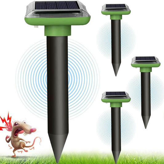 Begränsad tid 50 % rabatt💥Ultraljudsdriven soldriven vattentät mullvadsköljare