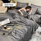 🎁Get Ready For Summer - Washable、cooling❄️4-piece bed ice-silk linen🛏️