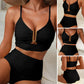 🔥🔥2026 NY TYP -50% REA⚡50K+ SÅLDA!👙Damers Push Up Höga Midjan Bikini