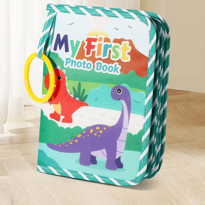 Bedårande tecknad baby tyg fotoalbum