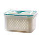 🔥Summer Hot Sale 49％ OFF💝2 in 1 Draining Fresh-Keep Food Container
