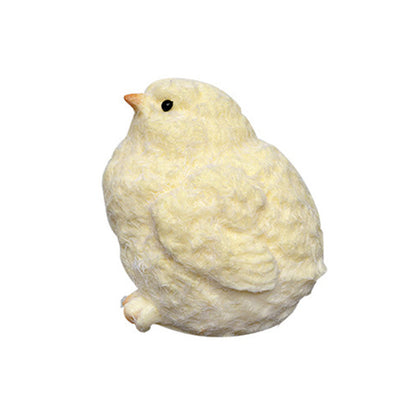 ❤️Handgjord ultramjuk pälsklädd kycklingleksak