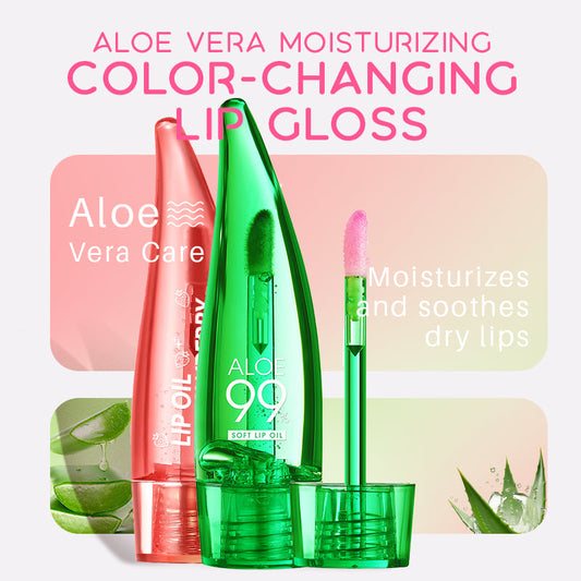 Aloe Vera återfuktande färgförändrande läppglans