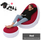 Förtjockad uppblåsbar Bean Bag-stol för vuxna med fotpall✈️ Fri frakt✈️