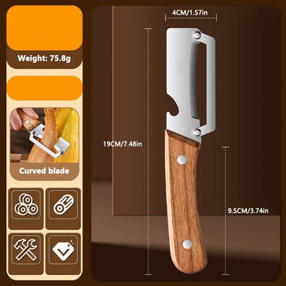 🥕 KÖP 2 FÅ 1 GRATIS! ✨ Multifunktionell Grönsaksskalare för Köket – Rostfritt Stål, Ergonomiskt Handtag & Perfekt för Frukt & Grönsaker 🔪
