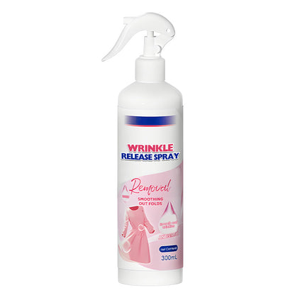 Multifunktionell spray för att ta bort skrynklor