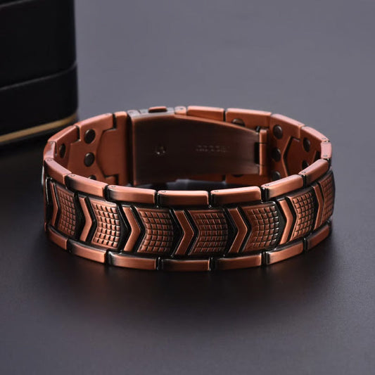 🧲 60% RABATT! ✨ Ultrakonst Magnetiskt Koppararmband – Självhäftande, Elegant & Modern Design 💫