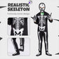 Självlysande skelettdräkt för Halloween