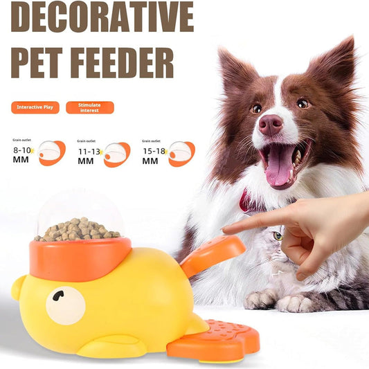 🐱🐶 2-i-1 interaktiv hundleksak och långsammatare (50% rabatt) 💖