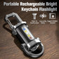 🔦🔥Köp 1 få 1 gratis🔥 Bärbar, uppladdningsbar och kraftfull ficklampa som nyckelring