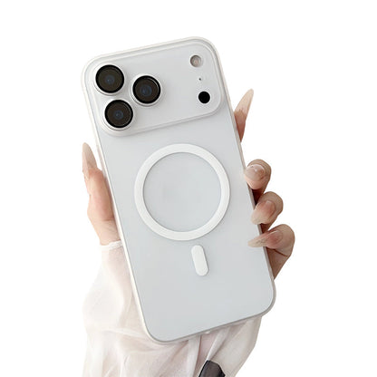 Magnetiskt, smalt, frostat, minimalistiskt telefonskal