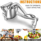 ⚡【Juicer i rostfritt stål】—Tidsbegränsad blixtrea, få 60% rabatt! Gör en "vitaminvirvelvind" på bara 30 sekunder! 🍹🔥