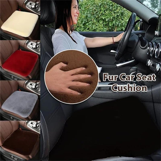 🛋️49 % RABATT NU! 🔥 Plush Car Seat Cushion – Memory Foam-stöd för långa bilresor, andningsbart och halkfritt överdrag, minskar ryggtrötthet 🚗💺