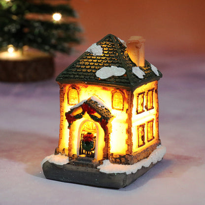 🔥Julrea – upp till 50 % rabatt🎅Miniatyr LED-upplyst julhus i byn