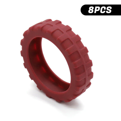 Skyddsskydd för bagagehjul i silikon