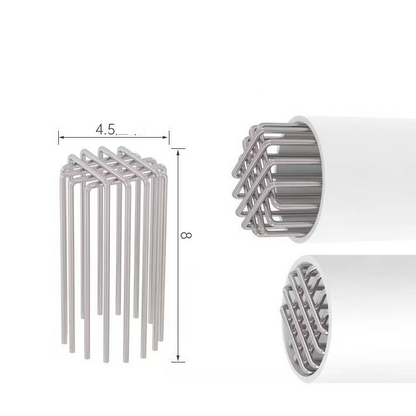 🏠 HEMDEAL – Håll löv, fåglar och skadedjur borta utan att blockera viktigt luftflöde – Justerbart ventilationsnät för PVC-rör
