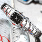 ⌚ 60% RABATT! ✨ Elegant Vattentät Damklocka - Safirglas & Diamantdekorerad Urtavla för Lyx och Varaktighet 💎🌟