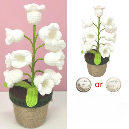 ✨ SISTA DAGENS ERBJUDANDE - 50% RABATT ✨ Lily Glow Virkad Lampa