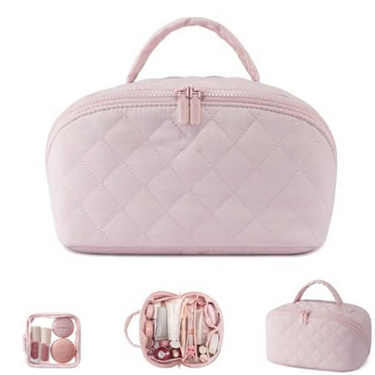 Stort specialerbjudande – 49 % rabatt💥Bärbar sminkväska med stor kapacitet och handtag