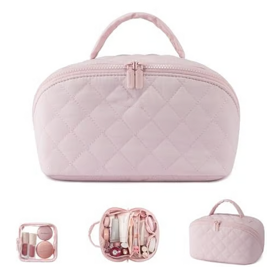 Stort specialerbjudande – 49 % rabatt💥Bärbar sminkväska med stor kapacitet och handtag