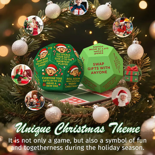 🔥KÖP MER SPARA MER🔥12-sidig tärning till julklappsspelet