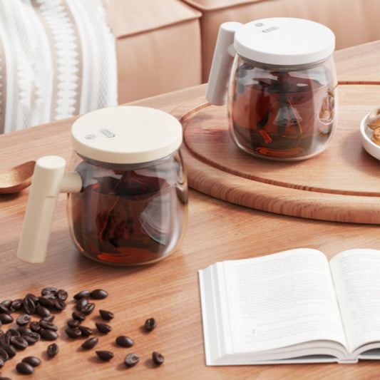 ⏳Tidsbegränsad 49 % rabatt⏰Bärbar elektrisk omrörningsmugg med handtag