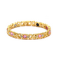 Elegant justerbart armband med strass för kvinnor