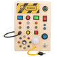 🪀 50% RABATT! 💡 Träleksaker med LED-lampor – Stimulerande Ljus, Säkra Material & Kreativ Lek 🎨