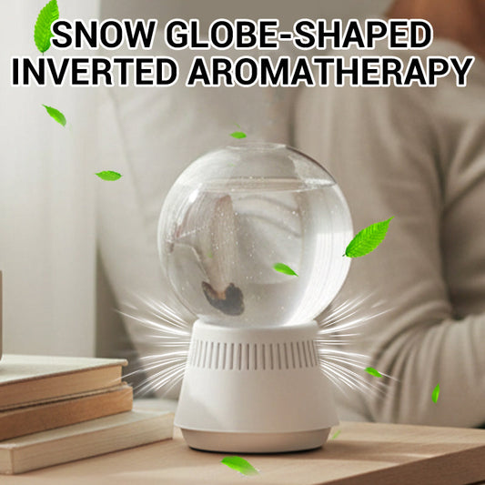 🔥KÖP MER SPARA MER🔥Inverterad aromaterapidiffusor i form av en snöglob