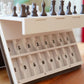 📚 Exklusiv Rea ！♟️ Internationell Magnetisk Schacklåda – Perfekt för Resor, Avkoppling & Hem 🧲 | Bokliknande, Bärbar & Allt-i-Ett!