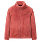 Women's Full-Zip Shaggy Jacket with Pockets