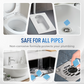 ✨ Köp 2 få 1 gratis! 🚰 Avloppsrengöringspads – Tar snabbt bort stopp – Säker och ofarlig, tar bort hår och fett – Skadar inte rören 🔧