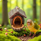 🐦 Få 50 % rabatt nu! 🏡 Fågelmatare för utomhusbruk – realistisk trädstubbedesign lockar vilda fåglar, är väderbeständig och ett perfekt val för trädgårdsdekoration 🌿