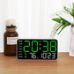 ⏰ Endast nu 49% rabatt!🔥Stor digital väggklocka med LED-display, datum och termometer