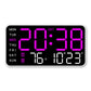⏰ Endast nu 49% rabatt!🔥Stor digital väggklocka med LED-display, datum och termometer