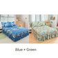 🛏️ 50% RABATT! 🎀 3-delat Volangsängkjol – Elegant Design, Fullständigt Skydd & Universell Passform 🛌