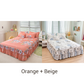 🛏️ 50% RABATT! 🎀 3-delat Volangsängkjol – Elegant Design, Fullständigt Skydd & Universell Passform 🛌