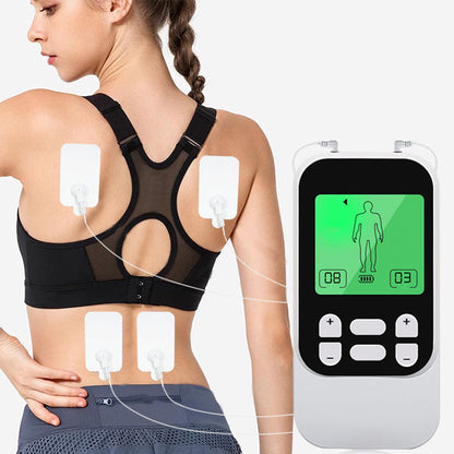 🔥Bärbar Dual Channel TENS Unit Muskelstimulator
