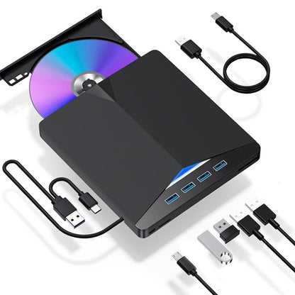 7-i-1 extern DVD-enhet med USB 3.0 Type-C🌈 Köp 2 få ytterligare 10% rabatt och fri frakt ✈️