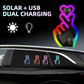 🚗 KÖP 2, FÅ 1 GRATIS! 💖 Solcellsdriven Hjärtformad LED-Bilbelysning – Dekorativ, Lätt att Montera & Automatisk Tändning/Släckning ✨