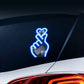🚗 KÖP 2, FÅ 1 GRATIS! 💖 Solcellsdriven Hjärtformad LED-Bilbelysning – Dekorativ, Lätt att Montera & Automatisk Tändning/Släckning ✨