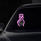 🚗 KÖP 2, FÅ 1 GRATIS! 💖 Solcellsdriven Hjärtformad LED-Bilbelysning – Dekorativ, Lätt att Montera & Automatisk Tändning/Släckning ✨