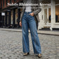 🎉 50% RABATT! 💥 Ny kollektion 2026 – jeans med breda ben för kvinnor med strass för en smalare, glittrande siluett ✨👖
