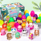 🔥Påskens bästa present 50 % RABATT-🎁24 ST påskägg Färdigfyllda, långsamt stigande squishy-leksaker