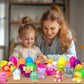 🔥Påskens bästa present 50 % RABATT-🎁24 ST påskägg Färdigfyllda, långsamt stigande squishy-leksaker