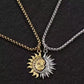 🌞🌙 Valentinsdagsspecial! Sol & Måne Hängehalsbandsset – Symboliskt parsmyscke, guld & silver, asymmetriskt & meningsfullt