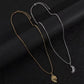 🌞🌙 Valentinsdagsspecial! Sol & Måne Hängehalsbandsset – Symboliskt parsmyscke, guld & silver, asymmetriskt & meningsfullt